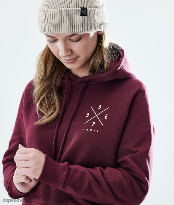Dope Riided - naised tavaline kapuuts Dope 2x-up Burgundia B62VTF863