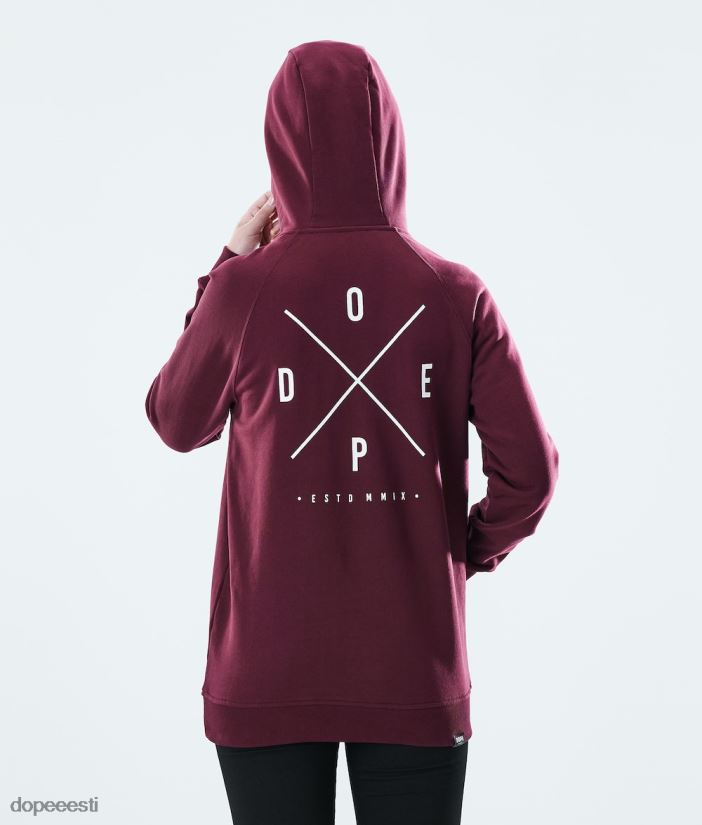 Dope Riided - naised tavaline kapuuts Dope 2x-up Burgundia B62VTF863