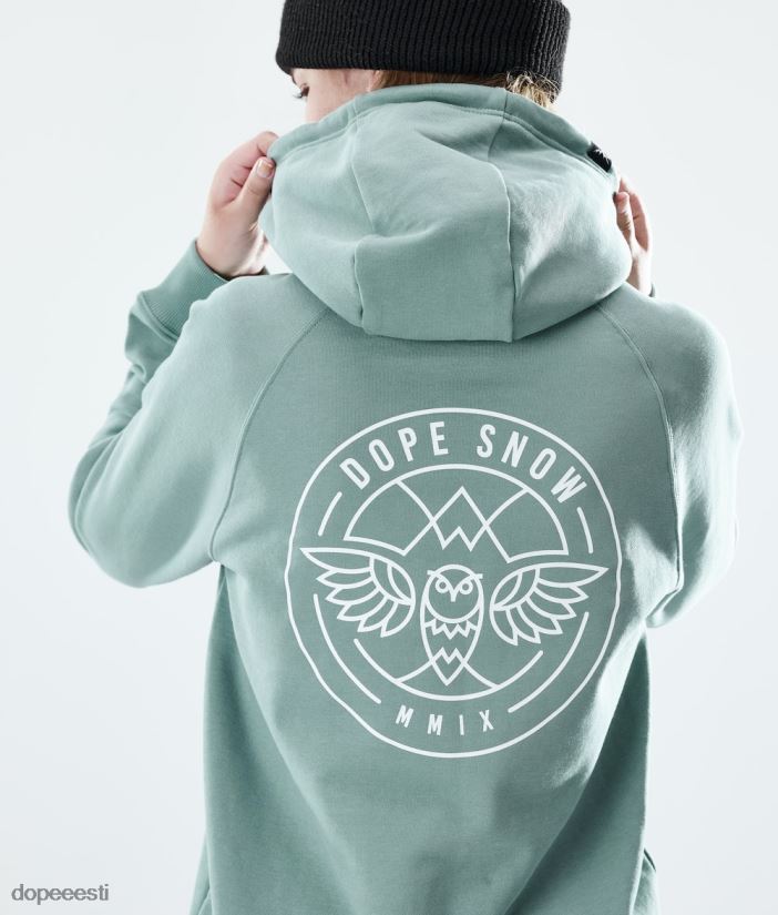 Dope Riided - naised tavaline kapuuts Dope nokk pleekinud roheliseks B62VTF870