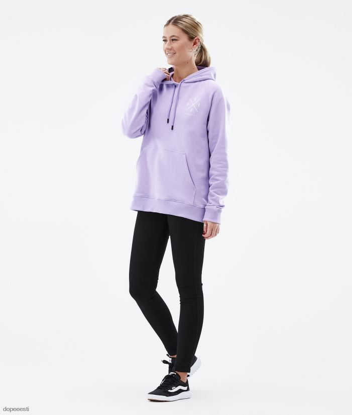 Dope Riided - naised tavaline w kapuuts Dope 2x üles pleekinud violetne B62VTF855