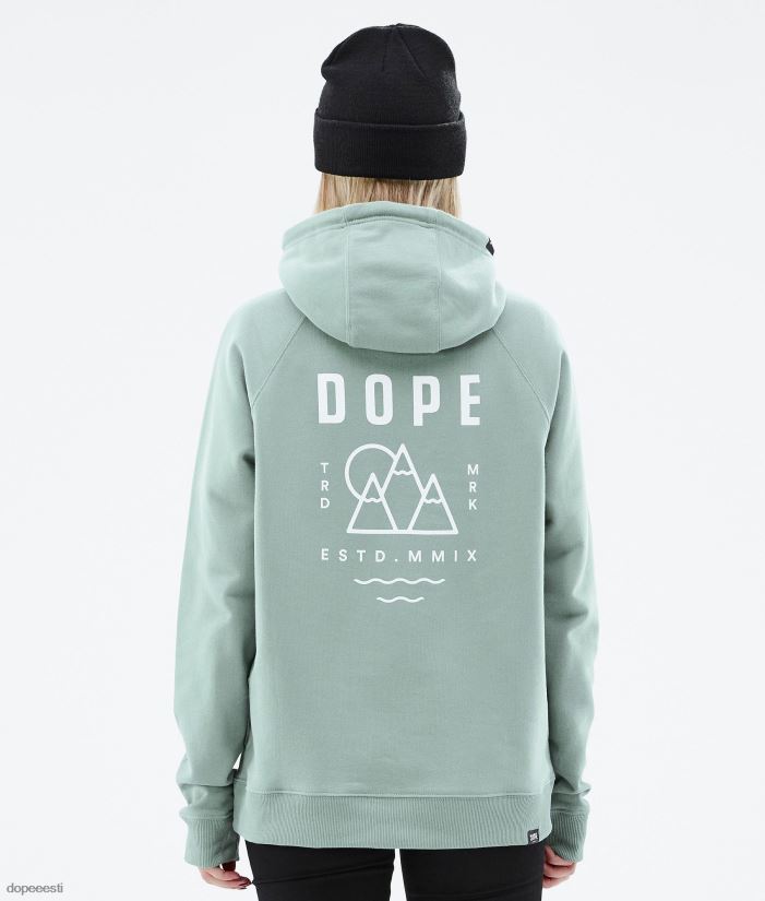 Dope Riided - naised tavaline w kapuuts Dope tippkohtumine tuhmunud roheline B62VTF862