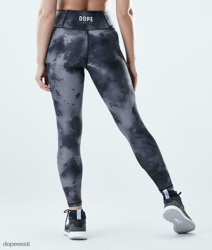 Dope Riided - naised kõrged säärised Dope must batik B62VTF773