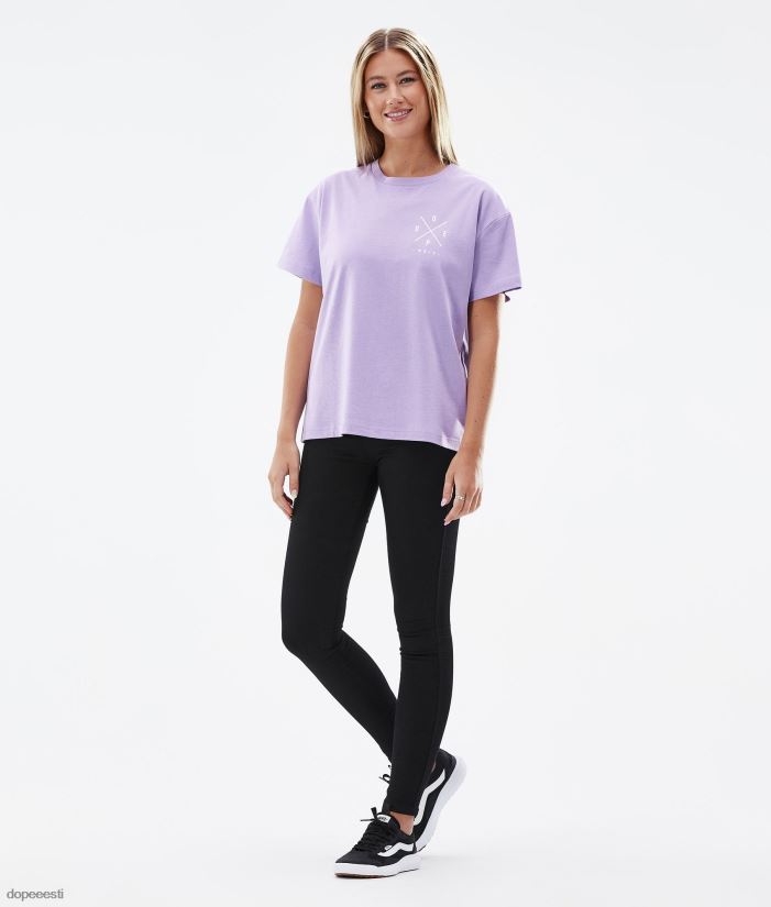 Dope Riided - naised standardne w t-särk Dope 2x üles pleekinud violetne B62VTF896