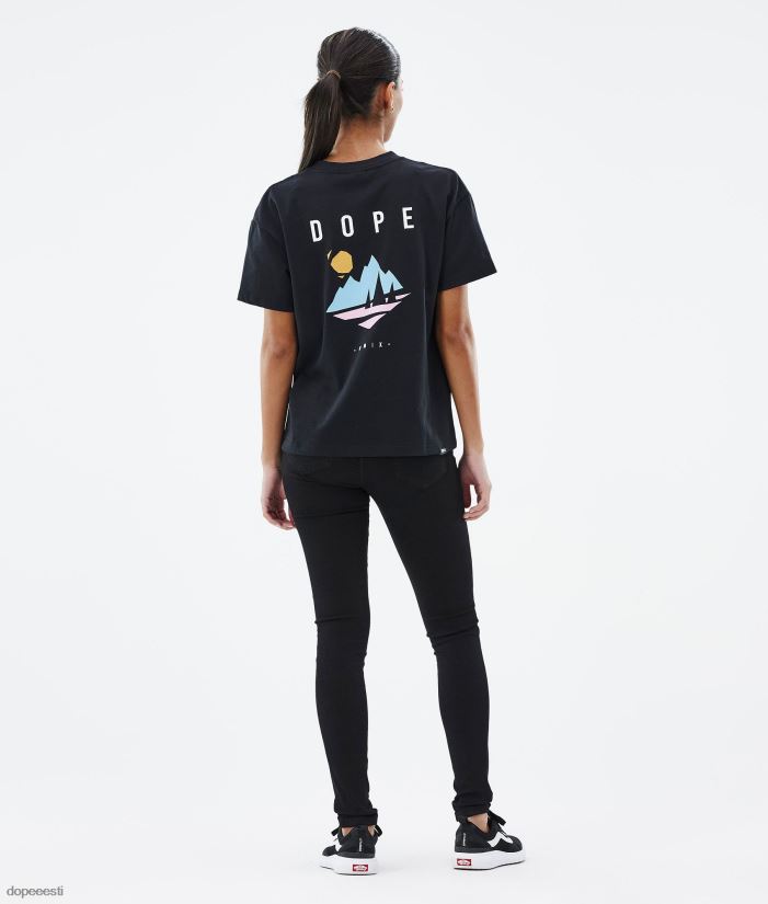 Dope Riided - naised standardne w t-särk Dope mänd must B62VTF883