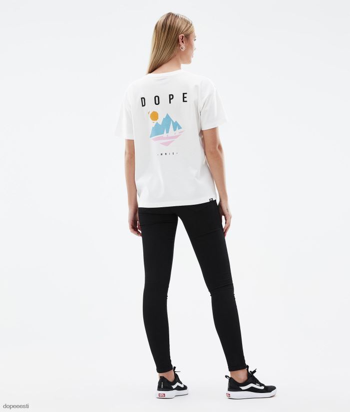 Dope Riided - naised standardne w t-särk Dope mänd valge B62VTF889