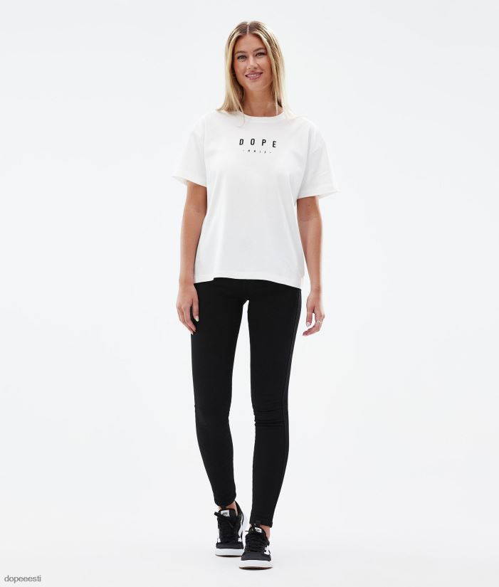 Dope Riided - naised standardne w t-särk Dope tipp valge B62VTF876