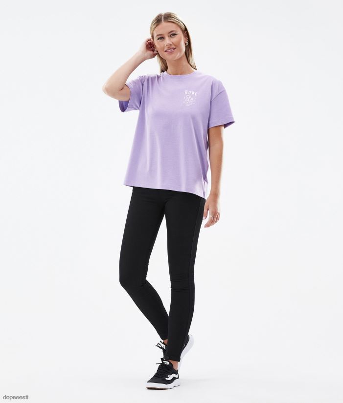 Dope Riided - naised standardne w t-särk Dope tippkohtumine pleekinud violetne B62VTF897