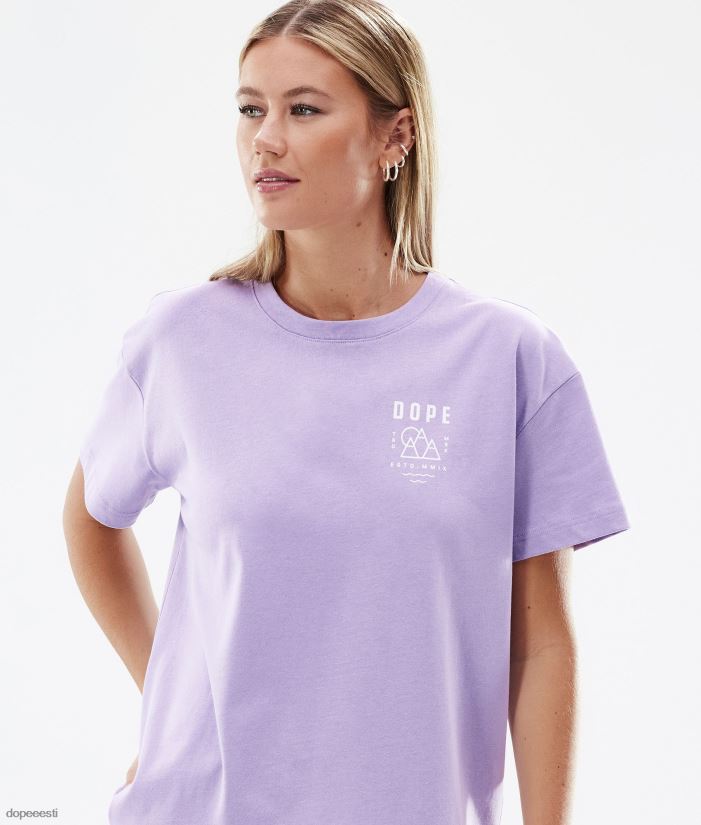 Dope Riided - naised standardne w t-särk Dope tippkohtumine pleekinud violetne B62VTF897