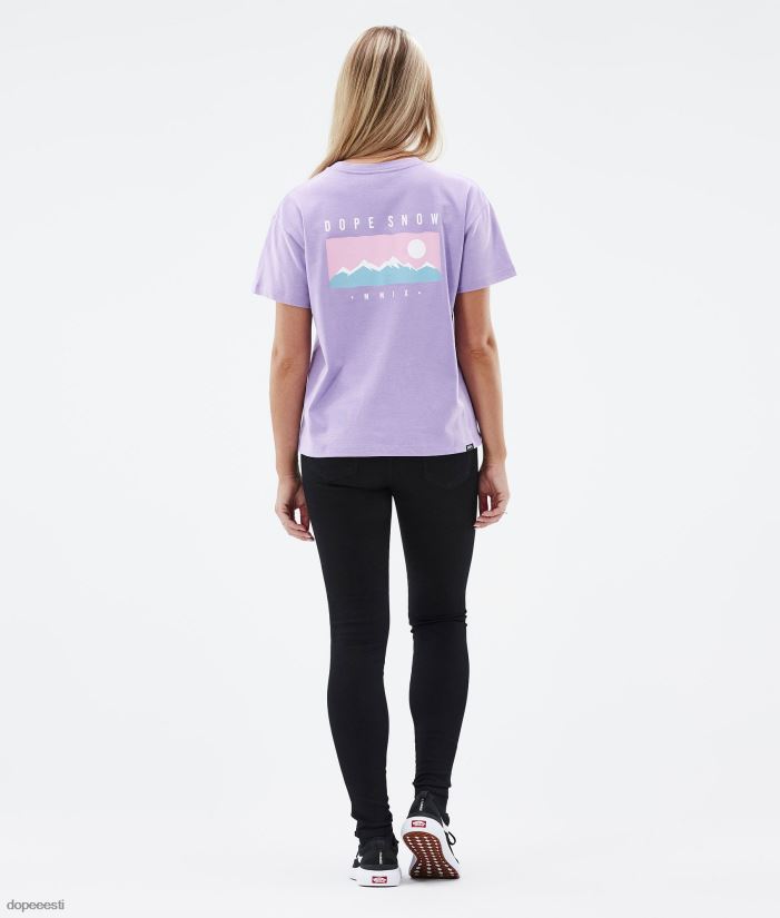 Dope Riided - naised standardne w t-särk Dope vahemik tuhmunud violetne B62VTF890
