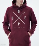 Dope Riided - mehed igapäevane kapuuts Dope 2x-up Burgundia B62VTF297 - Image 7