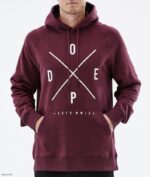 Dope Riided - mehed tavaline kapuuts Dope 2x-up Burgundia B62VTF302 - Image 2