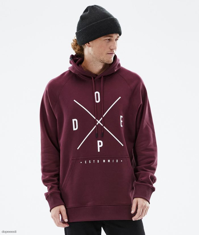 dope_riided_mehed_tavaline_kapuuts_dope_2x_up_burgundia_b62vtf302.jpg Dope Riided - mehed tavaline kapuuts Dope 2x-up Burgundia B62VTF302 - Image 1