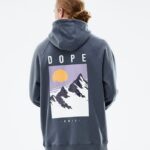 Dope Riided - mehed tavaline kapuuts Dope tipp metallist sinine B62VTF288