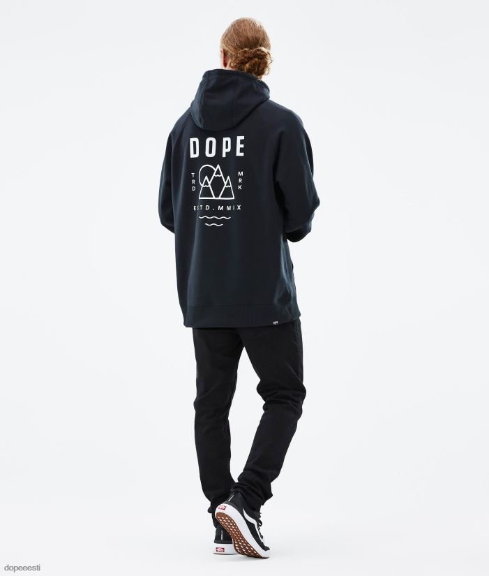 Dope Riided - mehed tavaline kapuuts Dope tipp must B62VTF300 - Image 8