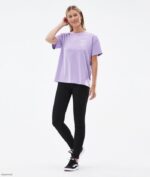 Dope Riided - naised standardne w t-särk Dope tippkohtumine pleekinud violetne B62VTF897 - Image 2