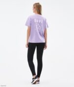 Dope Riided - naised standardne w t-särk Dope tippkohtumine pleekinud violetne B62VTF897 - Image 4