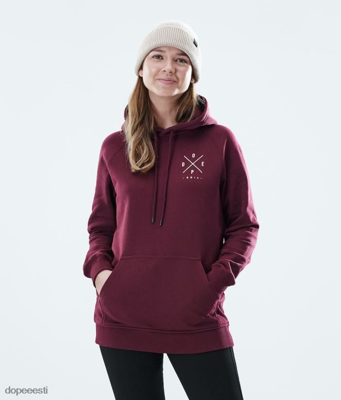 dope_riided_naised_tavaline_kapuuts_dope_2x_up_burgundia_b62vtf863.jpg Dope Riided - naised tavaline kapuuts Dope 2x-up Burgundia B62VTF863 - Image 1