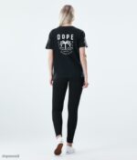 Dope Riided - naised tavaline t-särk Dope peopesa must B62VTF887 - Image 4