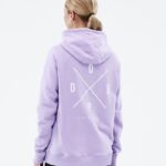 Dope Riided - naised tavaline w kapuuts Dope 2x üles pleekinud violetne B62VTF855