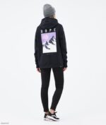 Dope Riided - naised tavaline w kapuuts Dope tipp must B62VTF850 - Image 4
