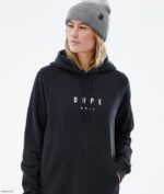 Dope Riided - naised tavaline w kapuuts Dope tipp must B62VTF850 - Image 7