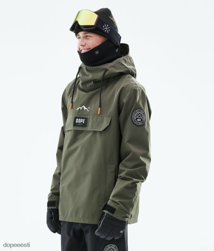 dope_snow_eesti_mehed_blizzard_2021_lumelaua_jope_dope_oliiviroheline_b62vtf133.jpg Dope Snow Eesti - mehed blizzard 2021 lumelaua jope Dope oliiviroheline B62VTF133 - Image 1