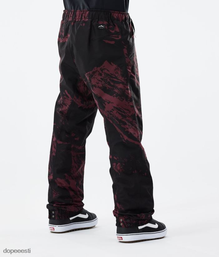 Dope Snow Eesti - mehed blizzard 2021 lumelauapüksid Dope värvige Burgundia B62VTF194 - Image 5