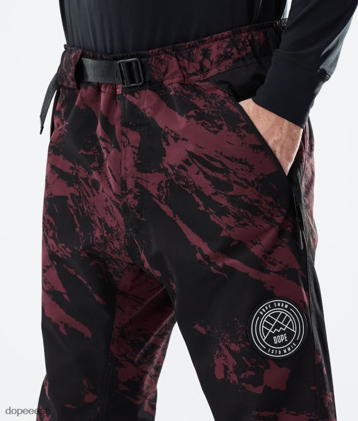 Dope Snow Eesti - mehed blizzard 2021 lumelauapüksid Dope värvige Burgundia B62VTF194 - Image 6