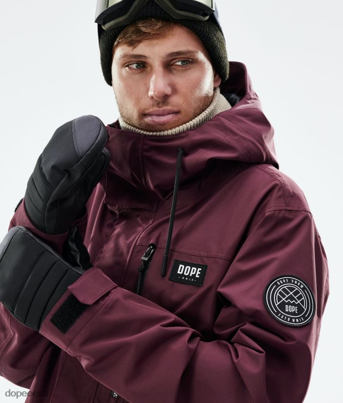 Dope Snow Eesti - mehed Blizzard täistõmblukuga 2021 lumelaua jope Dope Burgundia B62VTF140 - Image 4