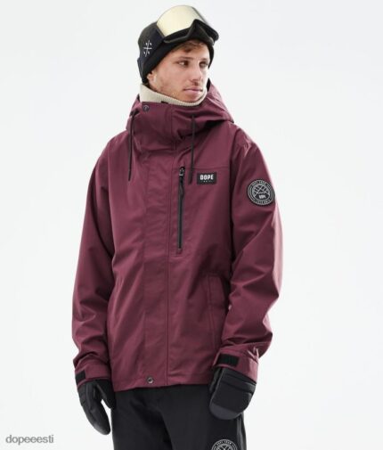 Dope Snow Eesti - mehed Blizzard täistõmblukuga 2021 lumelaua jope Dope Burgundia B62VTF140