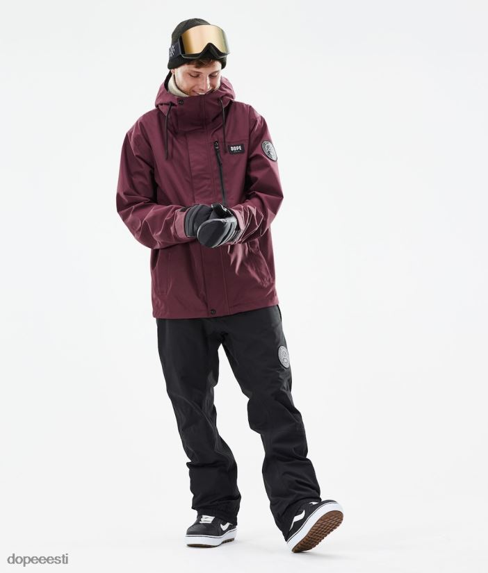 Dope Snow Eesti - mehed Blizzard täistõmblukuga 2021 lumelaua jope Dope Burgundia B62VTF140 - Image 7