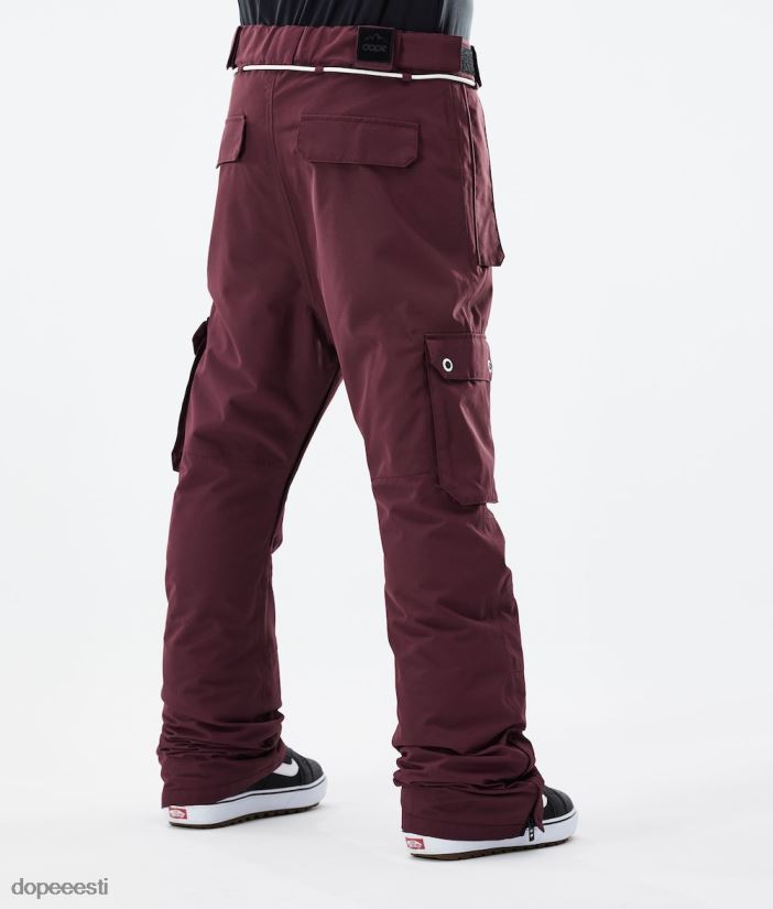 Dope Snow Eesti - mehed ikoonilised 2021. aasta lumelauapüksid Dope Burgundia B62VTF201 - Image 3