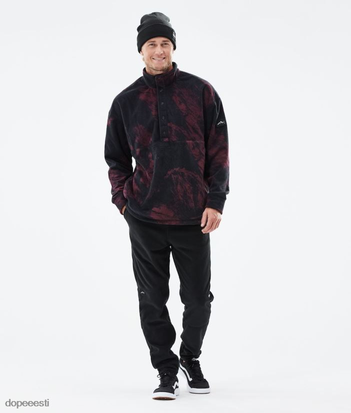 Dope Snow Eesti - mehed mugav 2021. aasta fliiskampsun Dope värvige Burgundia B62VTF330 - Image 8