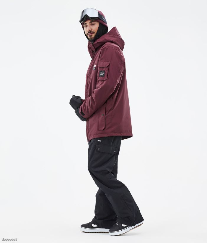 Dope Snow Eesti - mehed osav lumelaua jope Dope don Burgundia B62VTF33 - Image 4