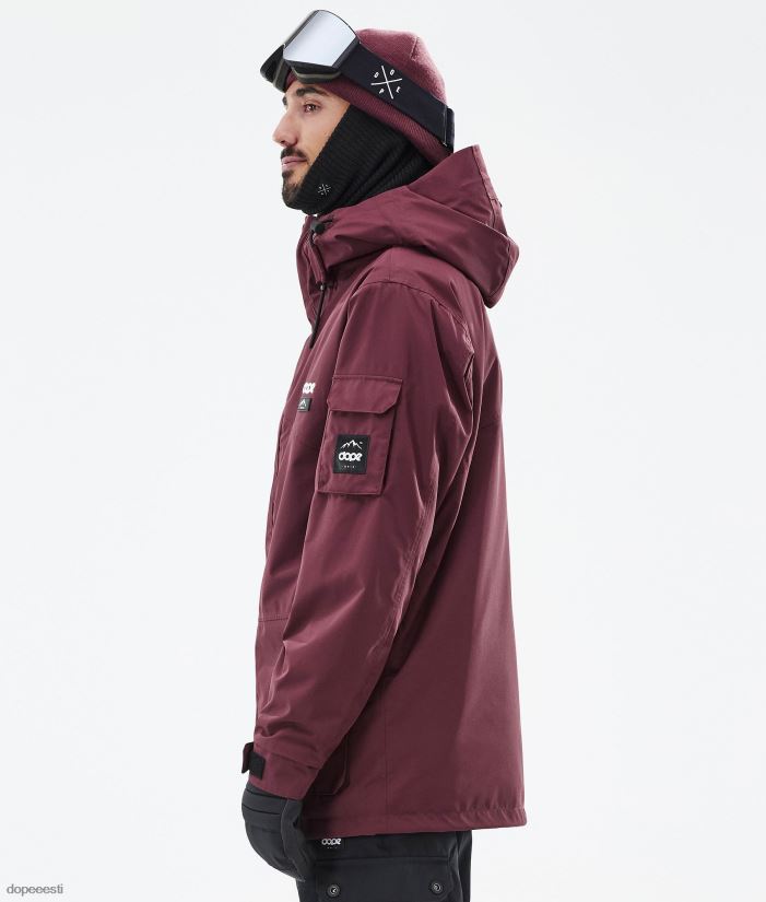 Dope Snow Eesti - mehed osav lumelaua jope Dope don Burgundia B62VTF33 - Image 8
