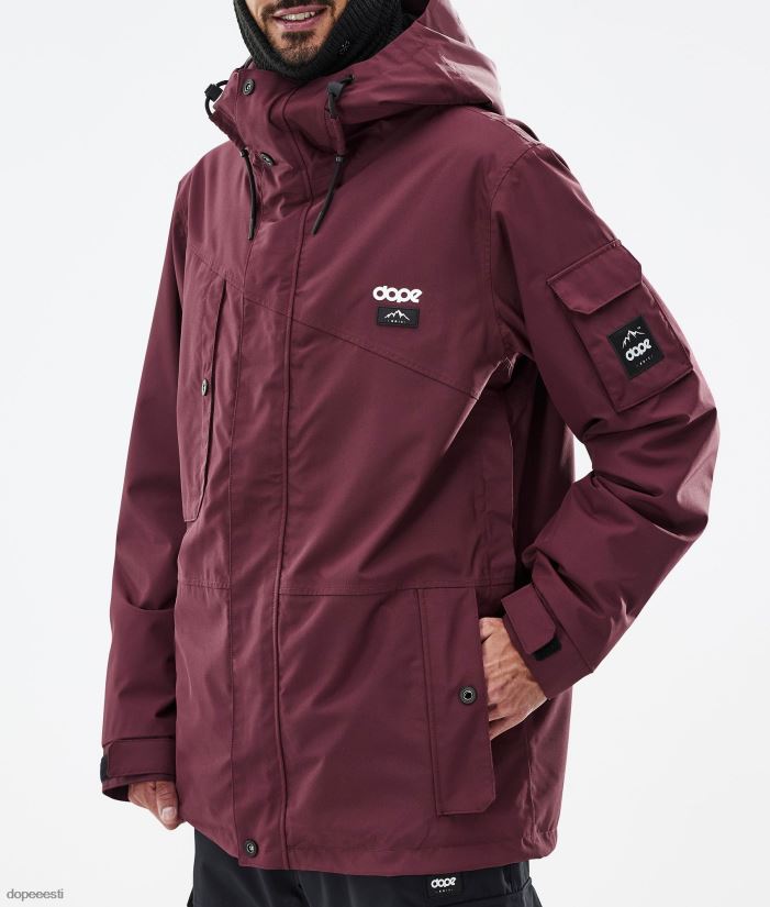 Dope Snow Eesti - mehed osav lumelaua jope Dope don Burgundia B62VTF33 - Image 10
