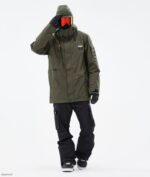 Dope Snow Eesti - mehed osav lumelaua jope Dope oliiviroheline B62VTF10 - Image 5