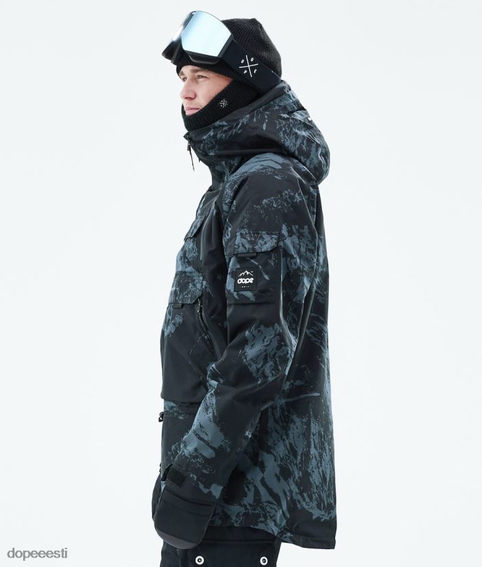 Dope Snow Eesti - mehed sarnane 2021 lumelaua jope Dope värvi metalli siniseks B62VTF142 - Image 5
