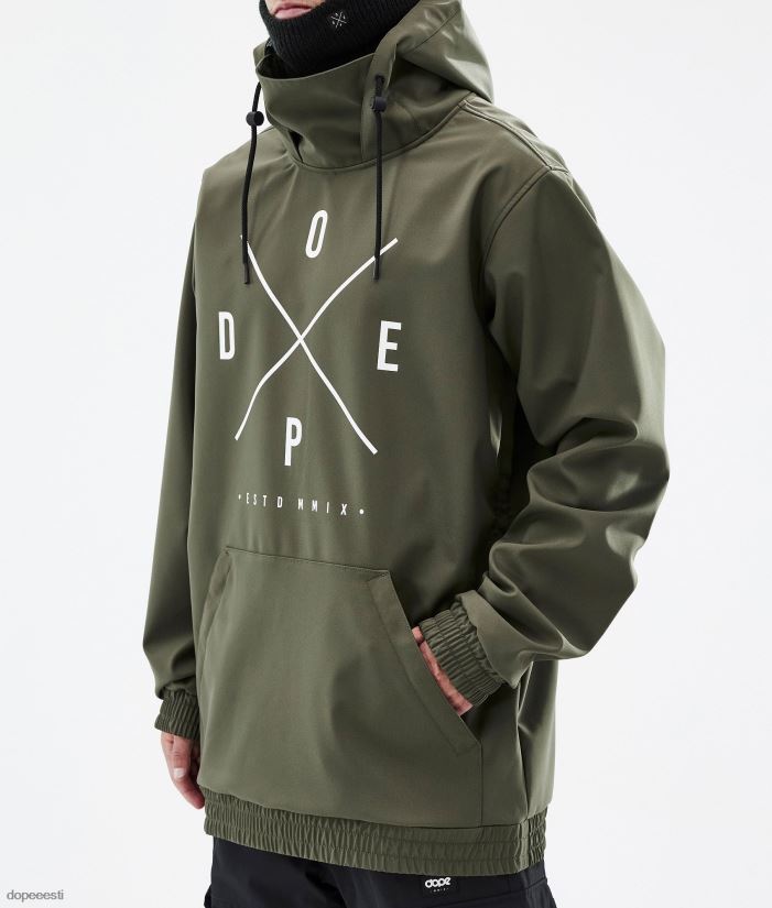 Dope Snow Eesti - mehed Yeti lumelaua jope Dope 2x-up oliiviroheline B62VTF38 - Image 2