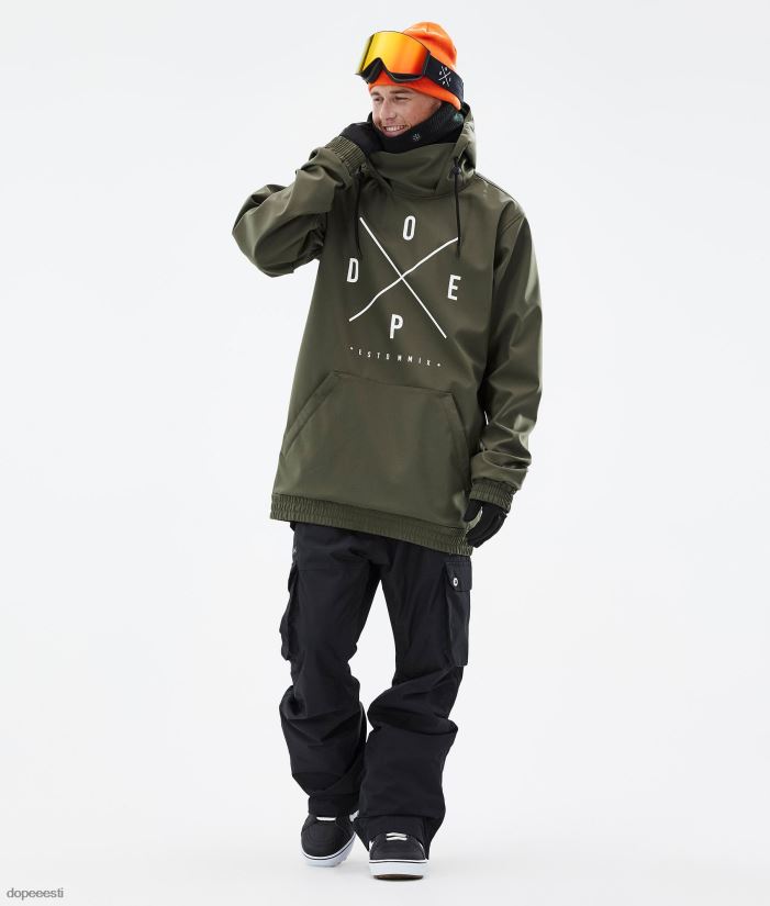 Dope Snow Eesti - mehed Yeti lumelaua jope Dope 2x-up oliiviroheline B62VTF38 - Image 3