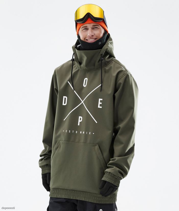 dope_snow_eesti_mehed_yeti_lumelaua_jope_dope_2x_up_oliiviroheline_b62vtf38.jpg Dope Snow Eesti - mehed Yeti lumelaua jope Dope 2x-up oliiviroheline B62VTF38 - Image 1