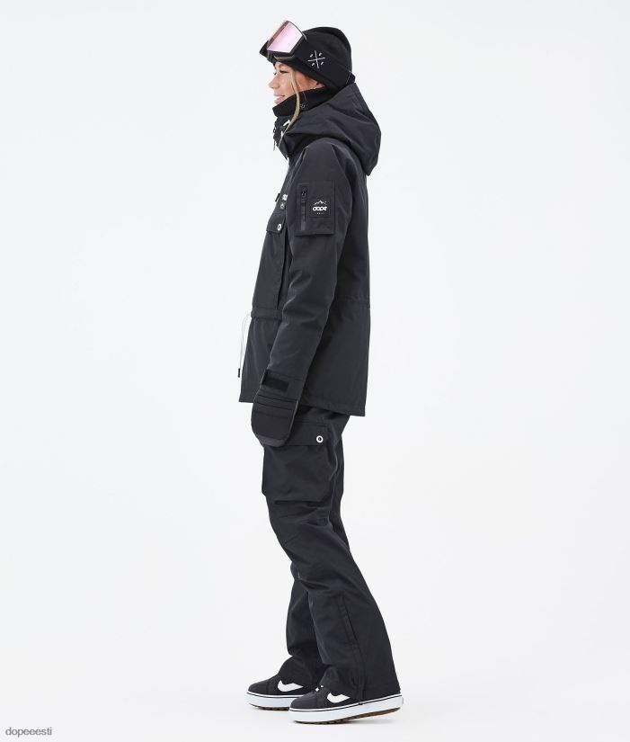 Dope Snow Eesti - naised annok w lumelaua jope Dope must B62VTF547 - Image 3