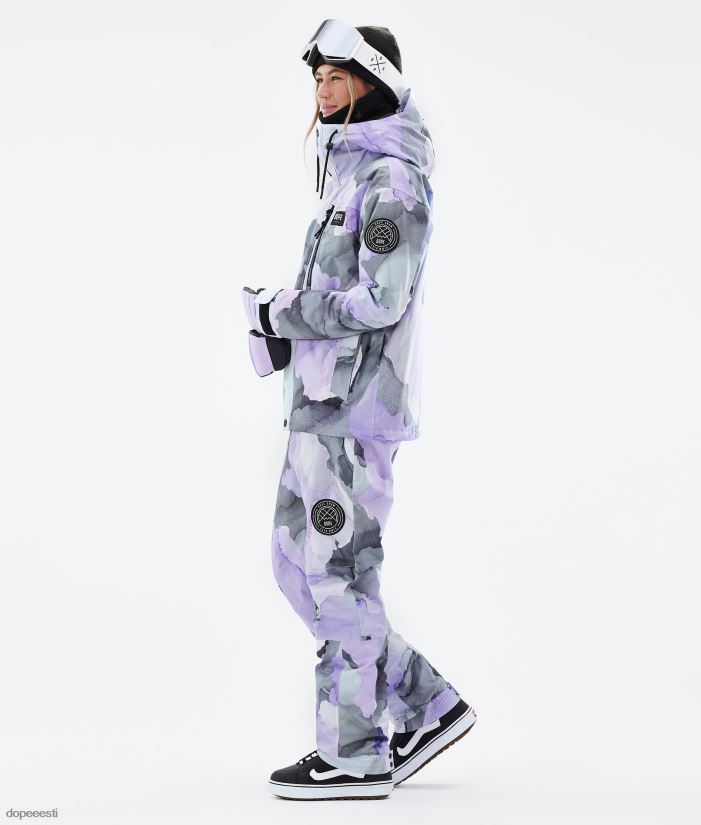 Dope Snow Eesti - naised blizzard w täistõmblukuga lumelauajope Dope laiguline violetne B62VTF508 - Image 6