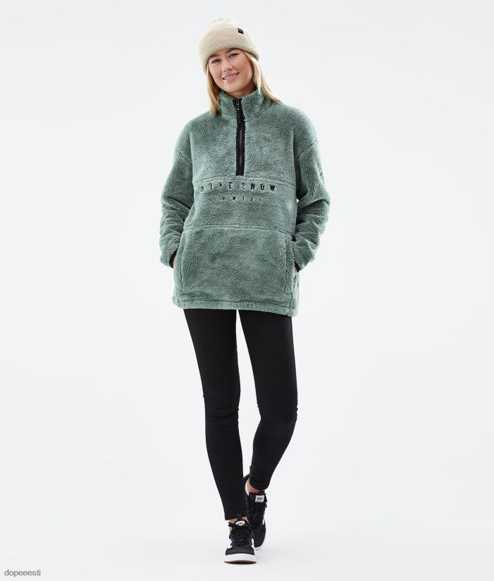 Dope Snow Eesti - naised kuhjaga fliisist kampsun Dope tuhmunud roheline B62VTF807 - Image 3