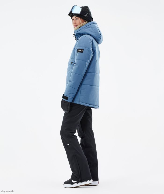 Dope Snow Eesti - naised puffer w lumelaua jope Dope sinine teras B62VTF549 - Image 5