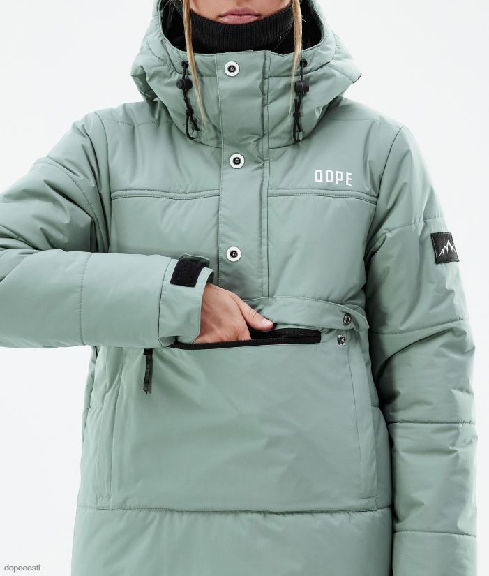 Dope Snow Eesti - naised puffer w lumelaua jope Dope tuhmunud roheline B62VTF528 - Image 10