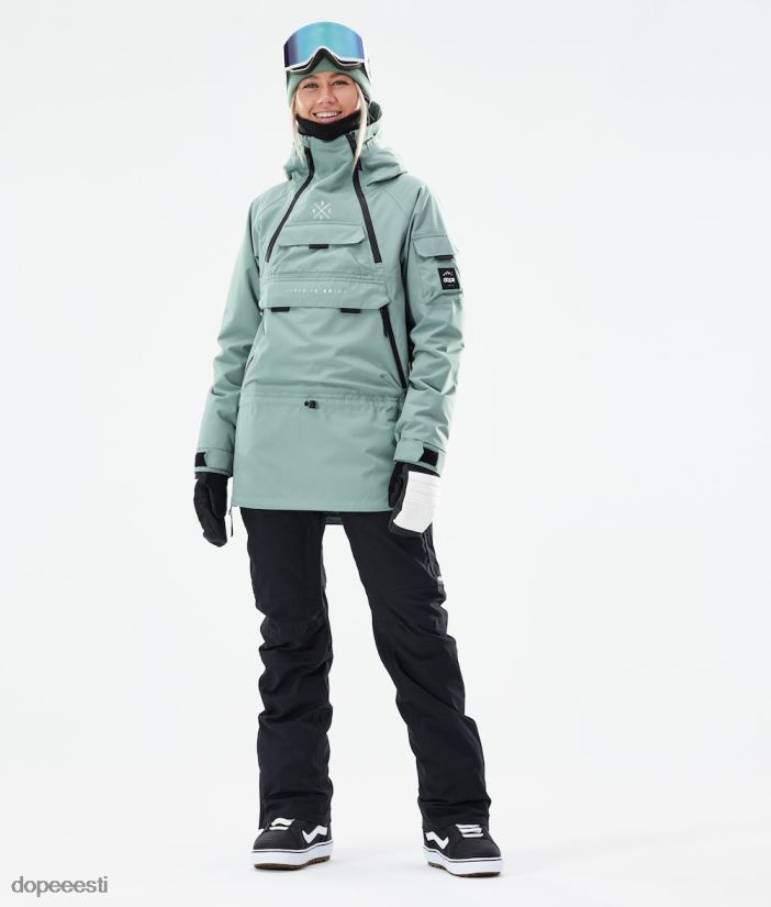 Dope Snow Eesti - naised sarnane w 2021 lumelaua jope Dope tuhmunud roheline B62VTF617 - Image 5