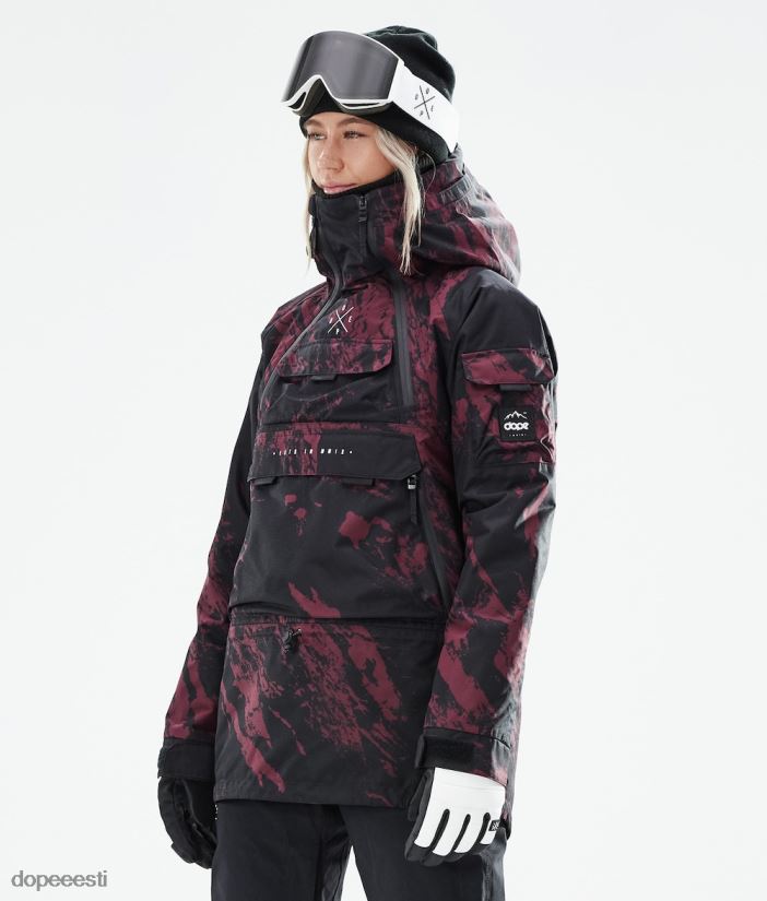 dope_snow_eesti_naised_sarnane_w_2021_lumelaua_jope_dope_varvige_burgundia_b62vtf555.jpg Dope Snow Eesti - naised sarnane w 2021 lumelaua jope Dope värvige Burgundia B62VTF555 - Image 1