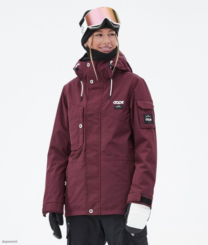 dope_snow_eesti_naised_vilunud_lumelaua_jope_dope_burgundia_b62vtf544.jpg Dope Snow Eesti - naised vilunud lumelaua jope Dope Burgundia B62VTF544 - Image 1