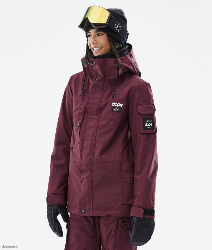 dope_snow_eesti_naised_vilunud_lumelaua_jope_dope_don_burgundia_b62vtf584.jpg Dope Snow Eesti - naised vilunud lumelaua jope Dope don Burgundia B62VTF584 - Image 1